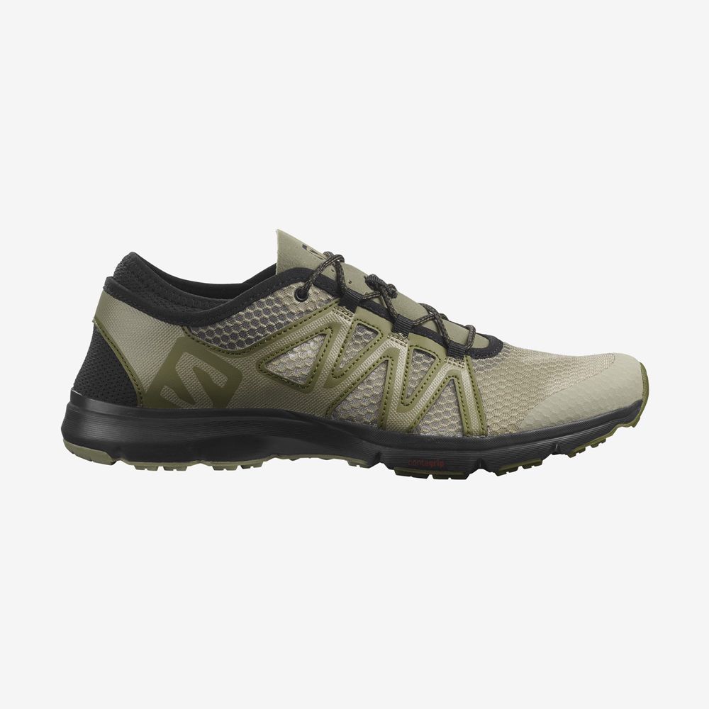 Salomon Israel CROSSAMPHIBIAN SWIFT 2 - Mens Hiking Shoes - Olive (XVJF-42091)